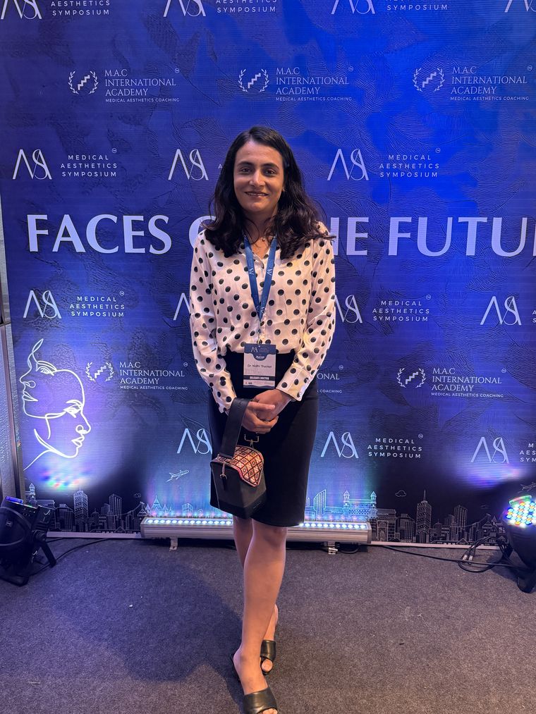 Dr. Nidhi Thacker at the Medical Aesthetics Symposium